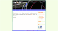 Desktop Screenshot of cmtsinfo.net