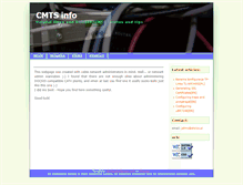 Tablet Screenshot of cmtsinfo.net